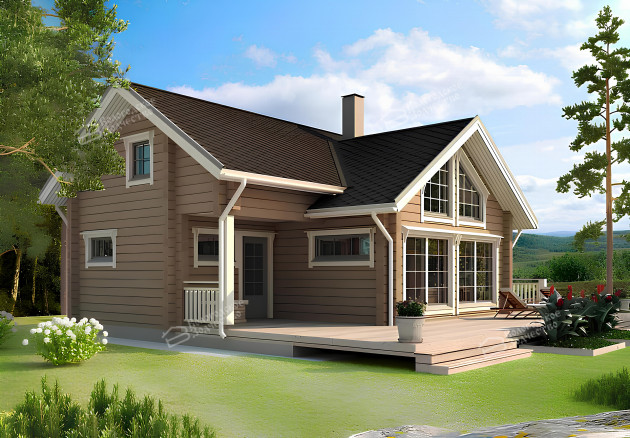 Дом из клееного бруса VZ-368